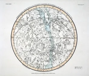Jižní polokoule (Tabule XXVIII): Phoenix, Piscis Volans, Pavo et Indus, Apus Indica, Grus, Circinus, Dorado vel Xiphias, Chameleon, Crux, Mons Mensae, Reticula Rhomboidalis, Octans Hadlienus